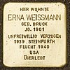 Stolperstein für Erna Weissmann