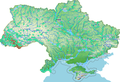 Українська: Гідрологічні пости Україна. English: Stream gauges of Ukraine.