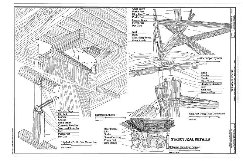 File:Structural Details - Tremont House, 101 East Main Street, Bellevue, Huron County, OH HABS OH-2478 (sheet 12 of 12).tif