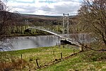 Foot Bridge Over River Oykel, Brae Doune