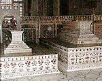 Shah Jahans och Mumtaz Mahals kenotafer