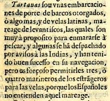 Definition of tartane: Veitia and Lineage 1670. Tartanas-Veitia-y-Linaje.JPG