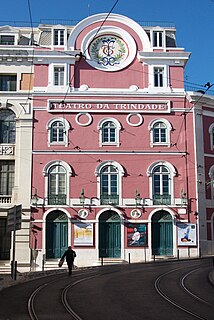 Teatro da Trindade Theatre in Lisbon, Portugal