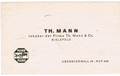 Visitenkarte von Th. Mann & Co.