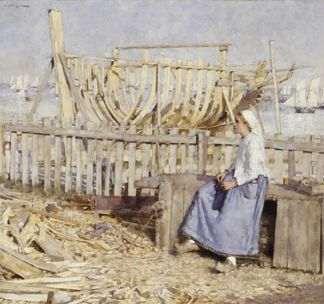 File:The Boat Builder's Yard, Cancale, Brittany RMG BHC4184.tiff