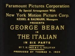 Fichier : L'italien (1915) .webm