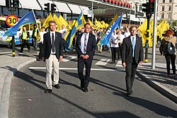 Party of the Swedes demonstrates in Stockholm The Party of the Swedes demonstrates in Stockholm.jpg