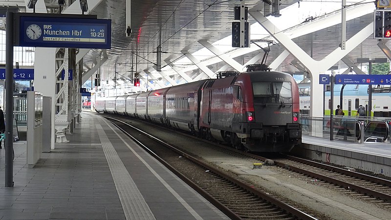 File:The Salzburg Hauptbahnhof or Salzburg Central Station, city of Salzburg in Austria.jpg