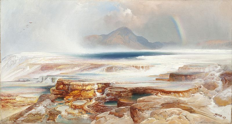 File:Thomas Moran - Hot Springs of the Yellowstone.jpg