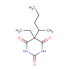 Structure of the fictional drug Timoxeline Barbebutenol, as shown in the film Johnny English Reborn Timoxelin barbebutenol.png