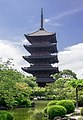 Japan's tallest temple pagoda in Tō-ji, Kyoto