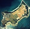 Aerial view of Tsuken Island