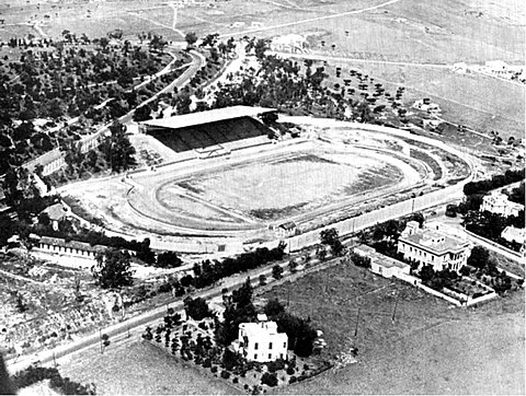 Stade Chedly Zouiten, the home of the Tunisian national team in the 1960s.