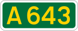 A643 Schild