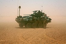 A 2nd Light Armored Reconnaissance Battalion LAV-25 in Iraq during 2008 USMC-12772.jpg