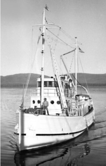 A port bow view of US FWS Brant as she appeared after a major renovation sometime between 1940 and 1953 US FWS Brant port bow view.PNG