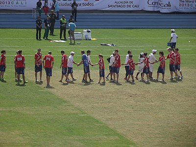 Gran Bretaña contra Japón. Final del juego