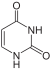 Kemia strukturo de uracilo