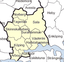 Kommuner i Västmanlands län