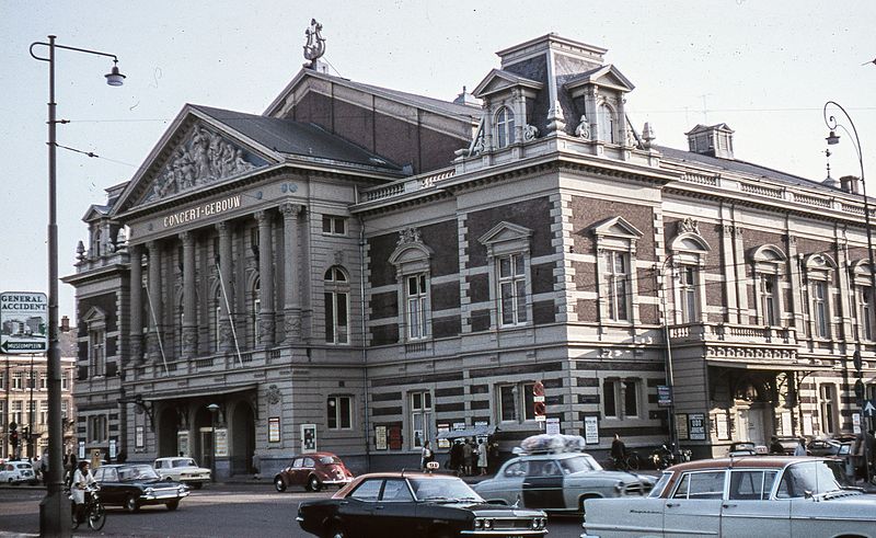 File:Van Baerlestraat, Concertgebouw. Fortepan 93530.jpg