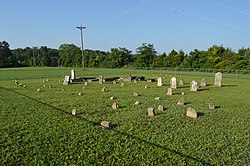 Vardeman-Holmes-Stephenson Cemetery, relocated during lake construction