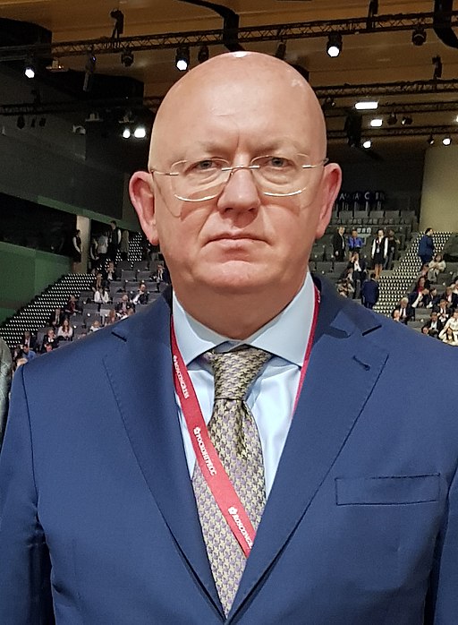 Vasily Nebenzya at the 2019 St. Petersburg International Economic Forum