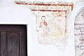 English: Late Gothic fresco of the Last Judgment on the exterior south wall of the former parish church Saint Giles Deutsch: Spätgotisches Fresko des Weltgerichts an der äußeren Südwand der ehemaligen Pfarrkirche Heiliger Egid