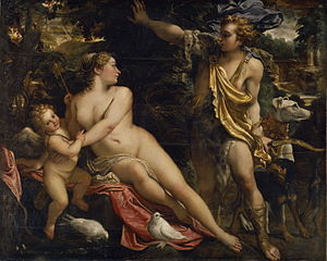 Venus, Adonis and Cupid by Annibale Carracci Venus, Adonis y Cupido (Carracci).jpg