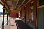 Thumbnail for File:Verandah on street side of Old Northam Railway Station.jpg