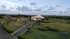 View of office building at palai genetic heritage garden