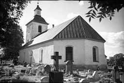 Vislanda kirke i 1936