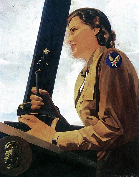 1943 portrait of WAC air controller