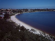 Waylen Bay viewed from Point Heathcote Waylen bay heathcote.jpg