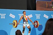 Deutsch: Gewichtheben bei den Olympischen Jugendspielen 2018; Tag 2, 10. Oktober 2018; Jungen 62 kg English: Weightlifting at the 2018 Summer Youth Olympics at 8 October 2018 – Boys' 62 kg