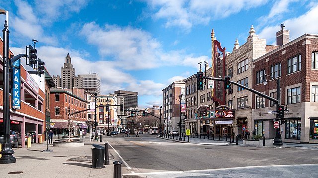 Image: Weybosset Street view, Providence, Rhode Island