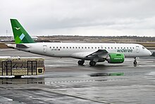 Embraer 190-E2 авиакомпании Widerøe (март 2019)