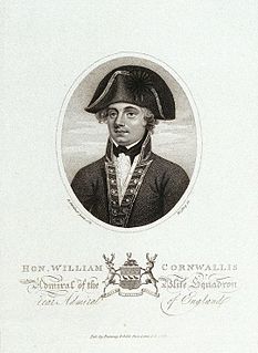 <span class="mw-page-title-main">William Cornwallis</span> Royal Navy admiral