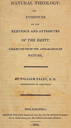 William Paley Natural Theology or Evidences of the Existence and Attributes of the Deity Title Page 1802.jpg