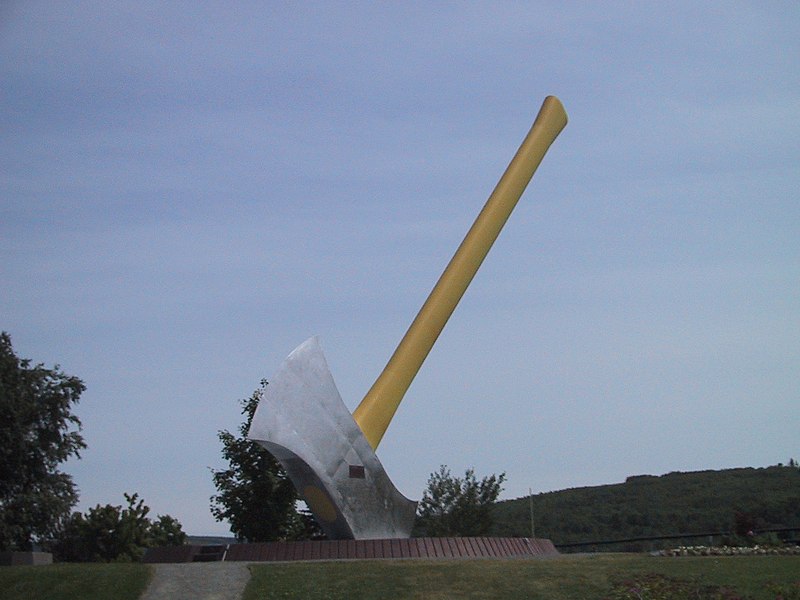 [Image: 800px-Worlds_Largest_Axe_Nackawic_NB.JPG]