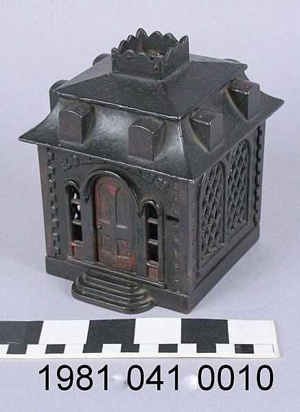 File:"Home Bank" Mechanical Coin Bank.jpg