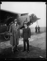 "The Flying Senators," Senator Frederick Hale of Maine, left, and Senator Hiram Bingham of Connecticut are called the "flying senators" on Capitol Hill because of their frequent use of the LCCN2016888540.tif