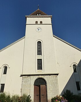 Vy över kyrkan Saint-Martin.