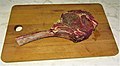 -2022-07-24 Tomahawk Rib eye steak, Trimingham, Norfolk.JPG