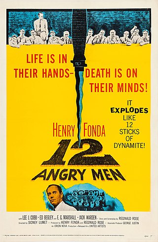 <i>12 Angry Men</i> (1957 film) 1957 American film by Sidney Lumet