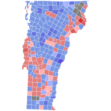 1992 United States Senate election in Vermont results map by municipality.svg