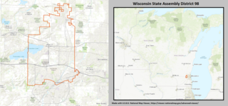 <span class="mw-page-title-main">Wisconsin's 98th Assembly district</span> American legislative district in southeast Wisconsin