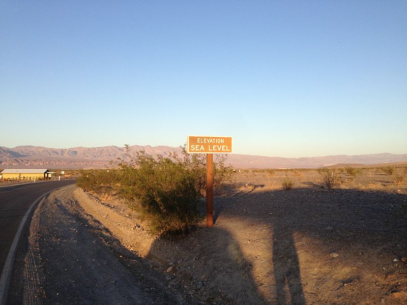 File:2013-09-20 18 19 26 Sea Level sign in Stovepipe Wells.JPG