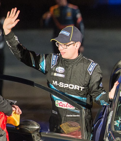 Elfyn Evans' co-driver Daniel Barritt (pictured) was replaced by Phil Mills in this rally.