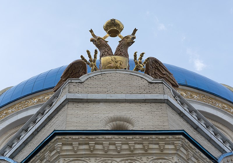 File:2017 Church Holy Trinity Borisovo Double-headed eagle 02.jpg