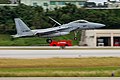 * Nomination An F-15J Eagle performing a touch-and-go landing at the Naha Air Show. --Balon Greyjoy 08:40, 20 April 2022 (UTC) * Promotion  Support Good quality. --Ermell 19:31, 20 April 2022 (UTC)